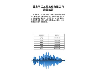 甘肃华兰工程监理有限公司